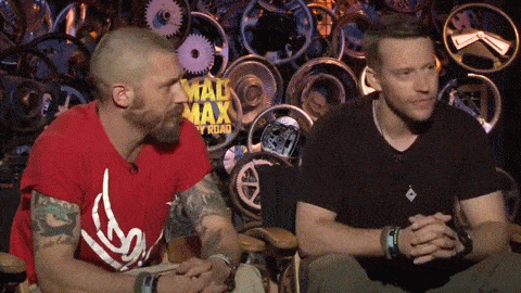 Tom Hardy GIF. Gifs Filmsterren Tom hardy 