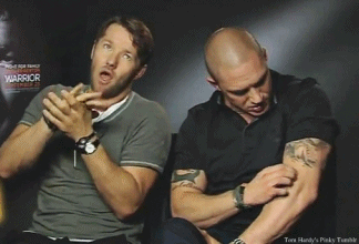 Tom Hardy GIF. Gifs Filmsterren Tom hardy Heb nergens spijt van 