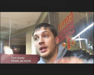 Tom Hardy GIF. Gifs Filmsterren Tom hardy Middelvinger 
