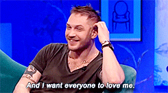 Tom Hardy GIF. Gifs Filmsterren Tom hardy Heb nergens spijt van 