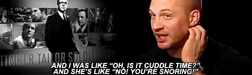 Tom Hardy GIF. Gifs Filmsterren Tom hardy Gerard butler Rocknrolla 