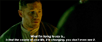Tom Hardy GIF. Gifs Filmsterren Tom hardy The drop Noomi rapace 