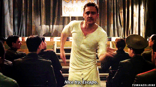Tom Hiddleston GIF. Omg Gifs Filmsterren Tom hiddleston Gek Tom hiddleton 