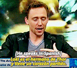 Tom Hiddleston GIF. Gifs Filmsterren Tom hiddleston 13 Loki 