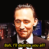 Tom Hiddleston GIF. Thor Gifs Filmsterren Tom hiddleston Loki H Hiddles Thor the dark world Korea Loki laufeyson Thor 2 