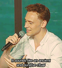 Tom Hiddleston GIF. Verward Gifs Filmsterren Tom hiddleston Geschokt 