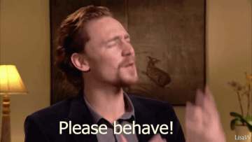 Tom Hiddleston GIF. Gifs Filmsterren Tom hiddleston Kalmeer Zich gedragen 