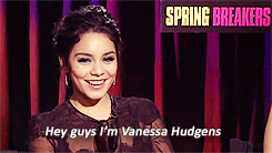 Vanessa Hudgens GIF. Beroemdheden Spring breakers Vanessa hudgens Gifs Filmsterren 
