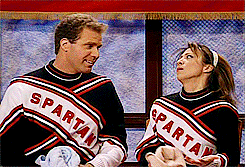 Will Ferrell GIF. Cheerleader Omhelzing Gifs Filmsterren Will ferrell Zucht Sparta Cheri oteri Cheri oteri will ferrell 
