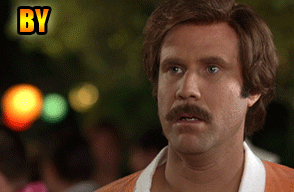 Will Ferrell GIF. Films en series Gifs Anchorman Filmsterren Will ferrell Geschokt Opgewonden Baard Zeus 