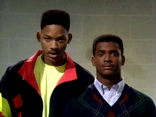 Will Smith GIF. Gifs Filmsterren Will smith Mtv Schone prins Alfonso ribeiro Throwblock 