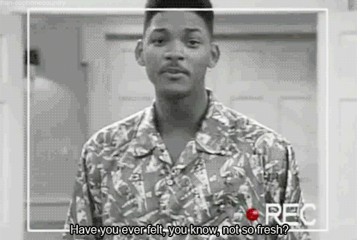Will Smith GIF. Tv Haar Gifs Filmsterren Will smith Pruik Kaal Fresh prince of bel air 