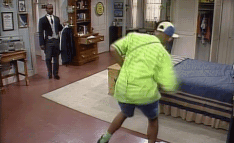 Will Smith GIF. Gifs Filmsterren Will smith Schone prins Throwblock 
