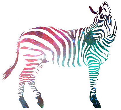 Dieren Zebra Sterren kleuren Gifs beweging gek heelal helder 
