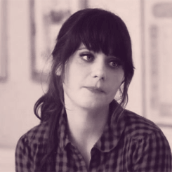 Zooey Deschanel GIF. Gifs Filmsterren Zooey deschanel Citaat Waar Problemen J Mooi Aanbiddelijk Schattige New girl 