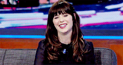 Zooey Deschanel GIF. Gifs Filmsterren Zooey deschanel Lachend 