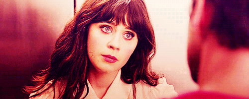 Zooey Deschanel GIF. Grappig Lol Gifs Filmsterren Zooey deschanel Haha Ach ja Grappig gif Boeiend New girl Zooey deschan 