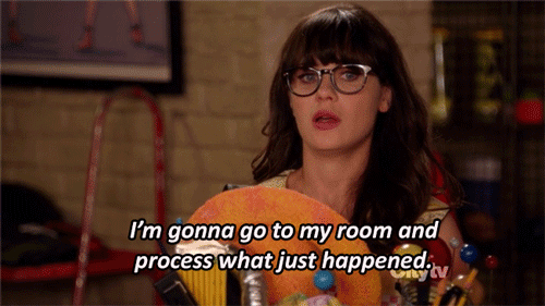 Zooey Deschanel GIF. Gifs Filmsterren Zooey deschanel Aanbiddelijk New girl 