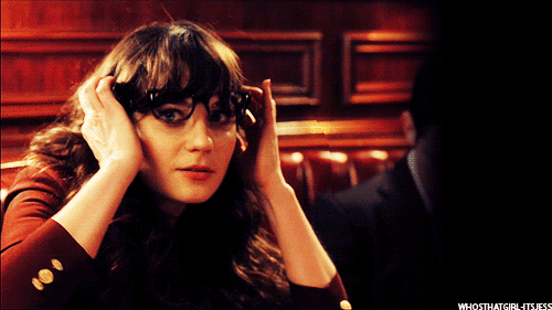 Zooey Deschanel GIF. Grappig Lol Gifs Filmsterren Zooey deschanel Haha Ach ja Grappig gif Boeiend New girl Zooey deschan 