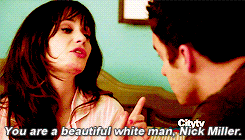 Zooey Deschanel GIF. Gifs Filmsterren Zooey deschanel Glimlach Verwonderd Verlegen Awards 