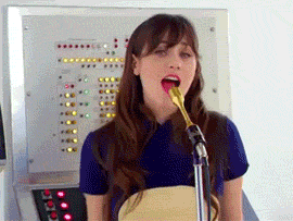 Zooey Deschanel GIF. Tv Gifs Filmsterren Zooey deschanel Zou echtgenote 
