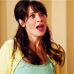 Zooey Deschanel GIF. Tv Gifs Filmsterren Zooey deschanel Sitcom New girl Zooey 