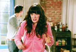 Zooey Deschanel GIF. Grappig Lol Gifs Filmsterren Zooey deschanel Haha Ach ja Grappig gif Boeiend New girl Zooey deschan 