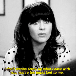 Zooey Deschanel GIF. Gifs Filmsterren Zooey deschanel Citaat Waar Problemen J Mooi Aanbiddelijk Schattige New girl 