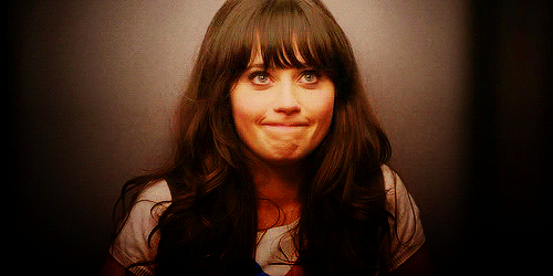Zooey Deschanel GIF. Grappig Lol Gifs Filmsterren Zooey deschanel Haha Ach ja Grappig gif Boeiend New girl Zooey deschan 