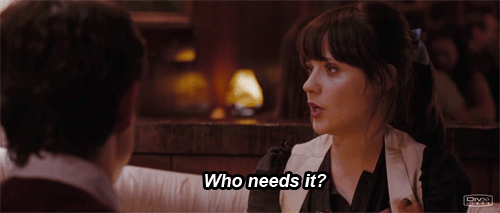 Zooey Deschanel GIF. Gifs Filmsterren Zooey deschanel Reacties Idk Onzeker 