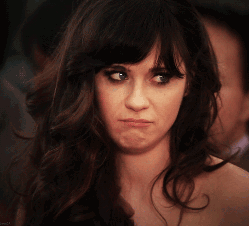 Zooey Deschanel GIF. Grappig Lol Gifs Filmsterren Zooey deschanel Haha Ach ja Grappig gif Boeiend New girl Zooey deschan 