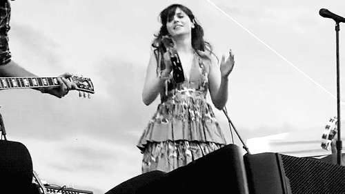 Zooey Deschanel GIF. Gifs Filmsterren Zooey deschanel Citaat Waar Problemen J Mooi Aanbiddelijk Schattige New girl 