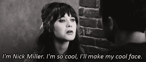 Zooey Deschanel GIF. Gifs Filmsterren Zooey deschanel Wenk 