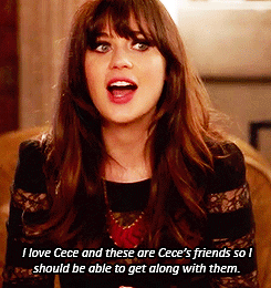 Zooey Deschanel GIF. Gifs Filmsterren Zooey deschanel Wenk 