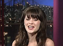 Zooey Deschanel GIF. Gifs Filmsterren Zooey deschanel Citaat Waar Problemen J Mooi Aanbiddelijk Schattige New girl 