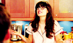 Zooey Deschanel GIF. Grappig Lol Gifs Filmsterren Zooey deschanel Haha Ach ja Grappig gif Boeiend New girl Zooey deschan 