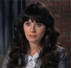 Zooey Deschanel GIF. Tv Gifs Filmsterren Zooey deschanel Sitcom New girl Zooey 