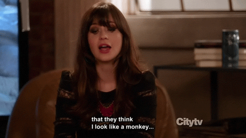 Zooey Deschanel GIF. Gifs Filmsterren Zooey deschanel Lachend 