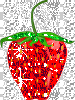 Aardbei Glitter plaatjes 