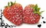Aardbei Glitter plaatjes 