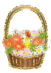 Bloemen Glitter plaatjes Bloemen Mandje Glitter 6