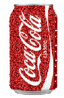 Glitter plaatjes Coca cola 