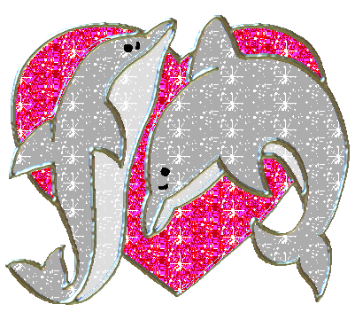 Dolfijnen Glitter plaatjes 