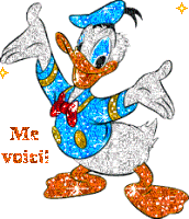 Donald duck Glitter plaatjes Glitter Donald Duck Me Voici