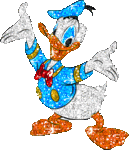 Donald duck Glitter plaatjes 