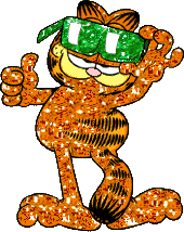 Garfield Glitter plaatjes 