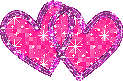 Hartjes Glitter plaatjes 