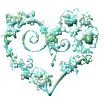 Hartjes Glitter plaatjes 