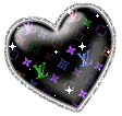 Hartjes Glitter plaatjes 