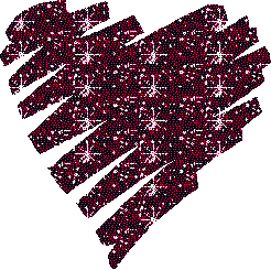 Hartjes Glitter plaatjes 